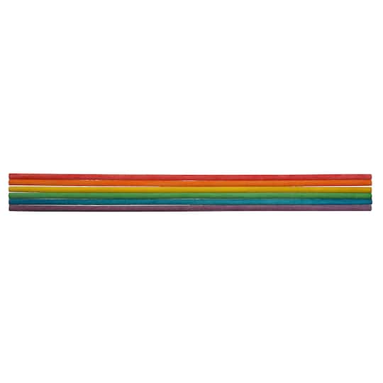 12 Packs: 15 ct. (180 total) Colorful Wooden Dowels by Creatology&#x2122;